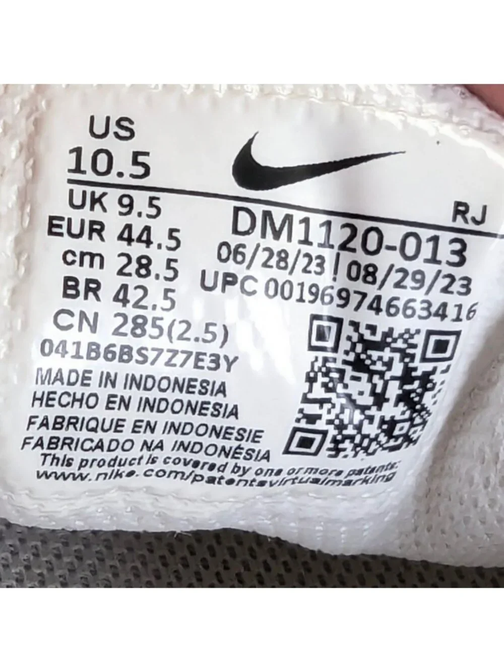 Nike Legend Essential 3 Next Natura Mens Size 10.5 White Running Shoes Sneakers - Picture 10 of 10